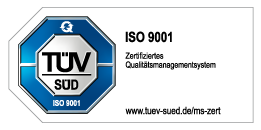 ISO 9001 Zertifikations Logo